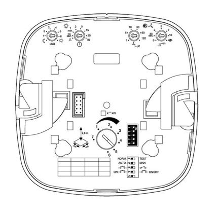 Steinel 002770 - IR-närvarodetektor Quattro HD 24m COM2 vit