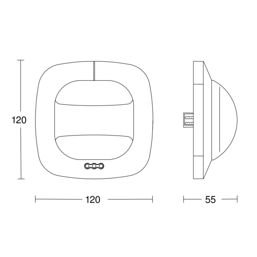 Steinel 003005 - Närvarodetektor Dual HF DALI-2 APC vit