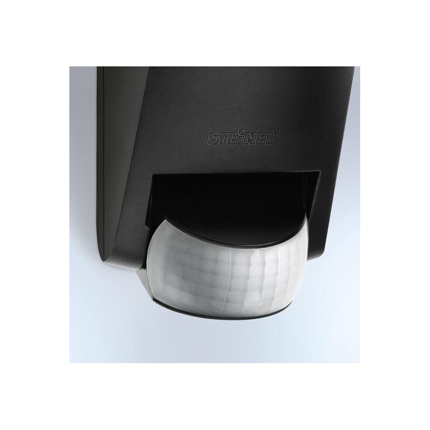 STEINEL 005535 - Utomhus Väggbelysning med sensor L585S 1xE27/60W svart IP44