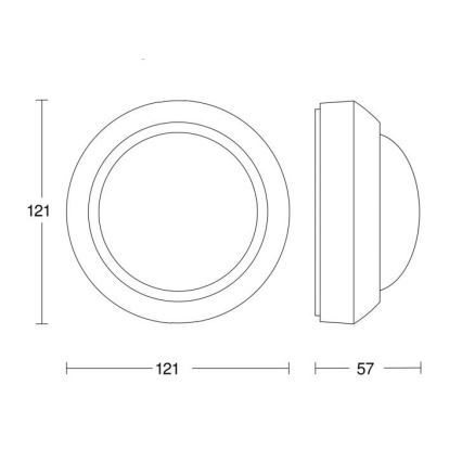 STEINEL 006532 - Utomhus rörelsesensor IS360-3 vit IP54
