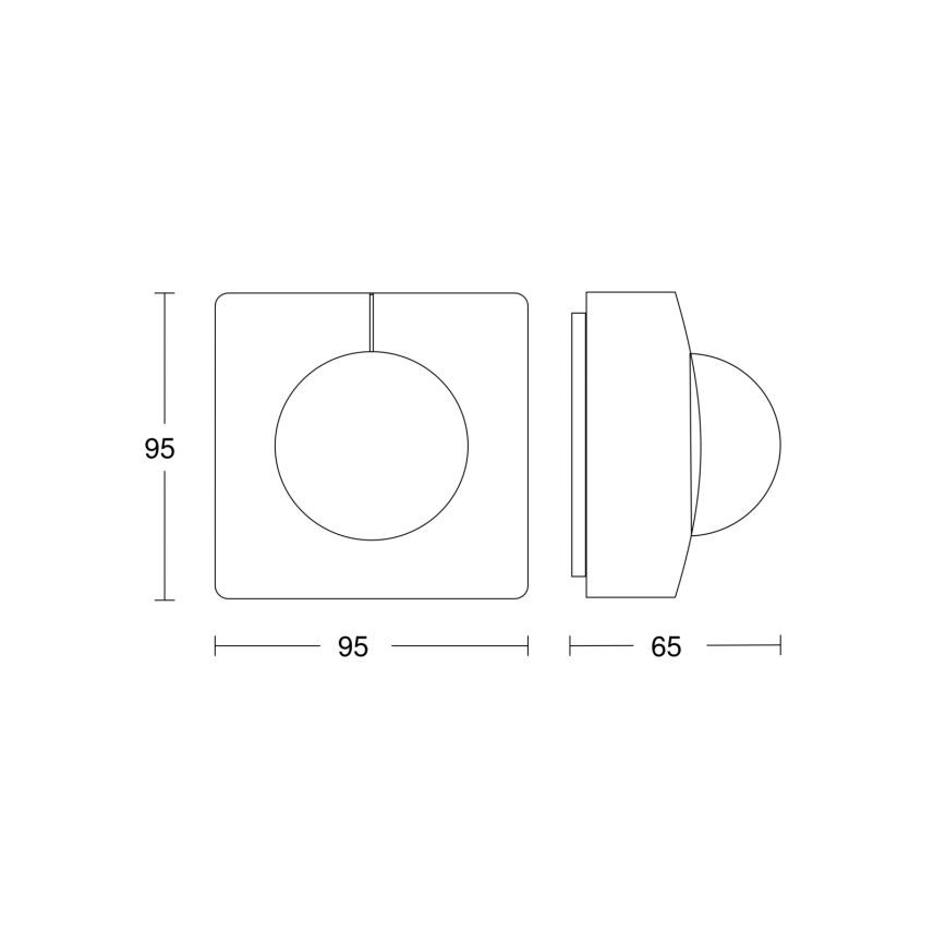 STEINEL 010478 - Utomhus rörelsesensor IS3360 AP COM1 IP54