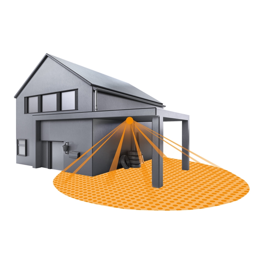 STEINEL 032852 - Utomhus rörelsesensor Infälld IS360-1DE svart IP54