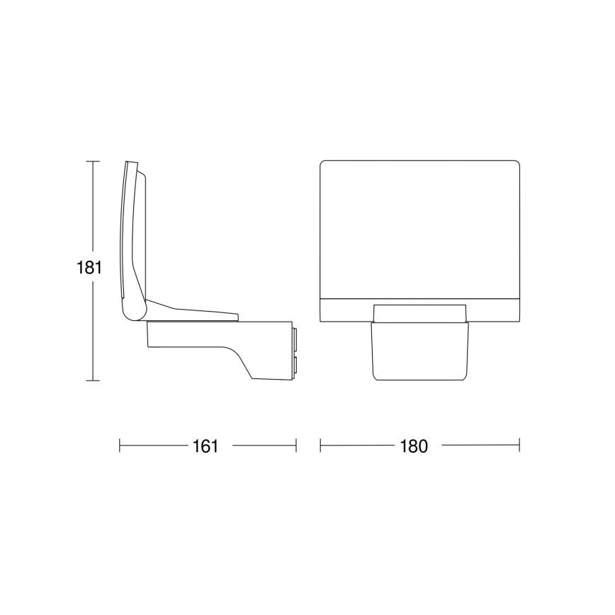 STEINEL 033095 - LED Strålkastare XLED Hem 2 SL LED/13W/230V IP44