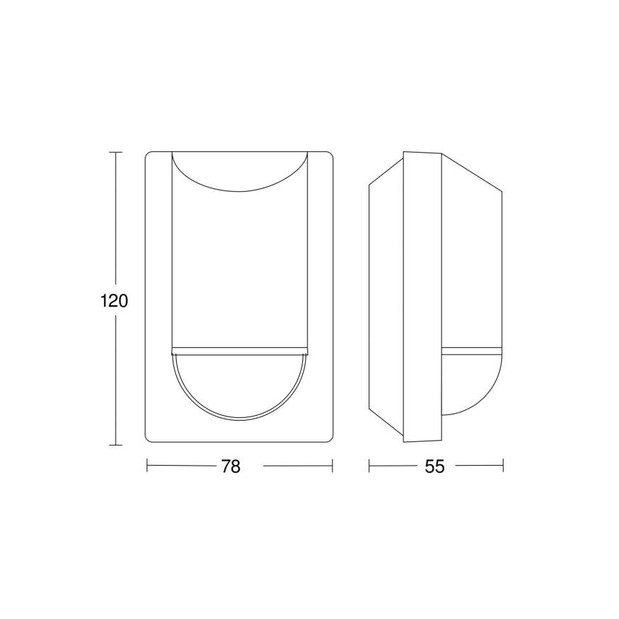 Steinel 034702 –⁠ Utomhus Rörelsedetektor ECO IP54 Svart
