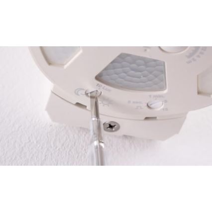 STEINEL 034955 - Utomhuslampa med rörelsesensor SenslQ S vit IP54 + fjärrkontroll