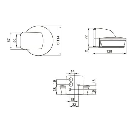 STEINEL 034955 - Utomhuslampa med rörelsesensor SenslQ S vit IP54 + fjärrkontroll