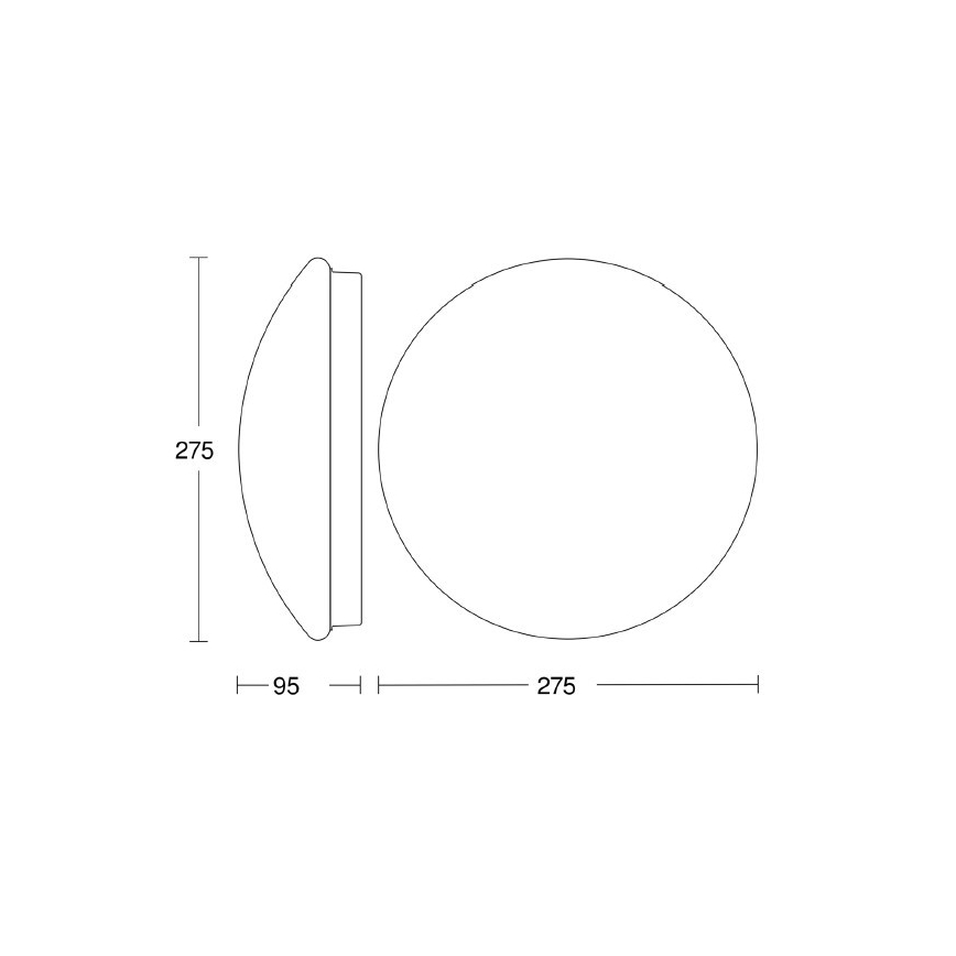 STEINEL 035105 - LED Badrumsbelysning med sensor RS 16 LED/9,5W/230V IP44