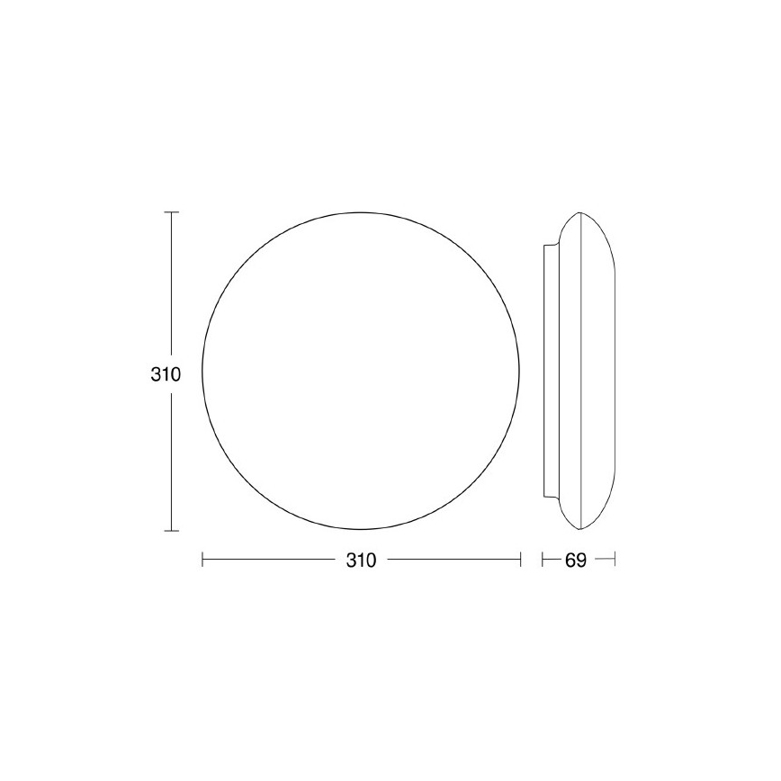 Steinel 035440 - LED Utomhusbelysning med sensor QUATTRO LED/10W/230V IP54