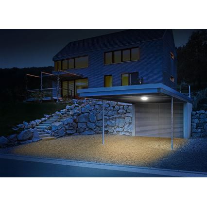 Steinel 035440 - LED Utomhusbelysning med sensor QUATTRO LED/10W/230V IP54