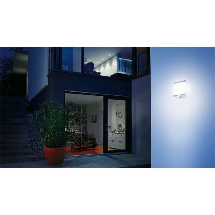 STEINEL 035693 - Utomhus Väggbelysning med sensor L20 1xE27/60W/230V IP44