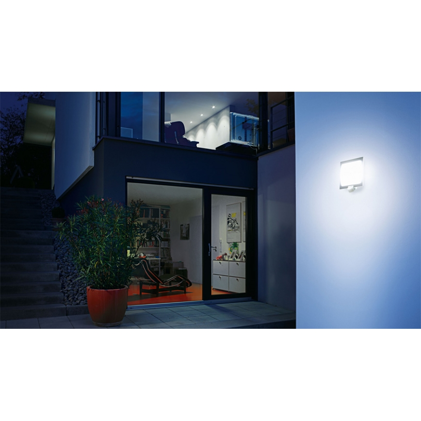 STEINEL 035693 - Utomhus Väggbelysning med sensor L20 1xE27/60W/230V IP44