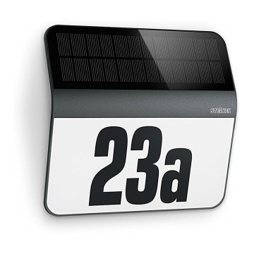 STEINEL 035730 - LED Solärt husnummer XSolar LH-N LED/0,03W IP44 2500 mAh