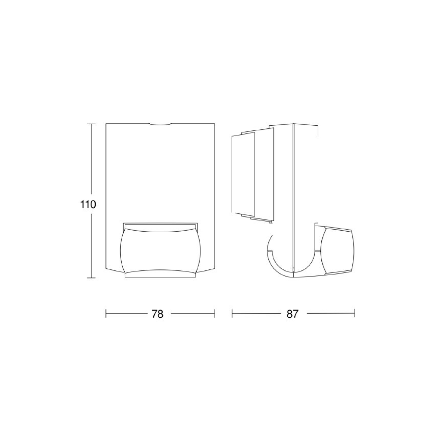 Steinel 035761 –⁠ Utomhus infraröd Rörelsedetektor IS 130-2 230V IP54
