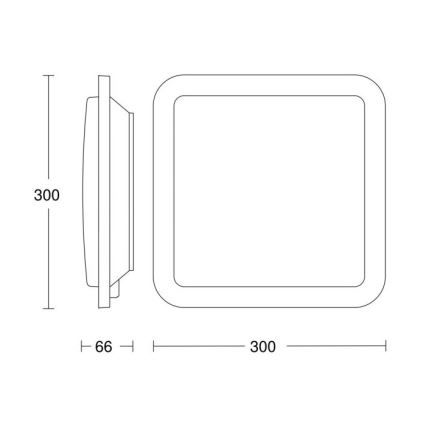 Steinel 052522 - LED Takbelysning med sensor RS LED/9,5W/230V