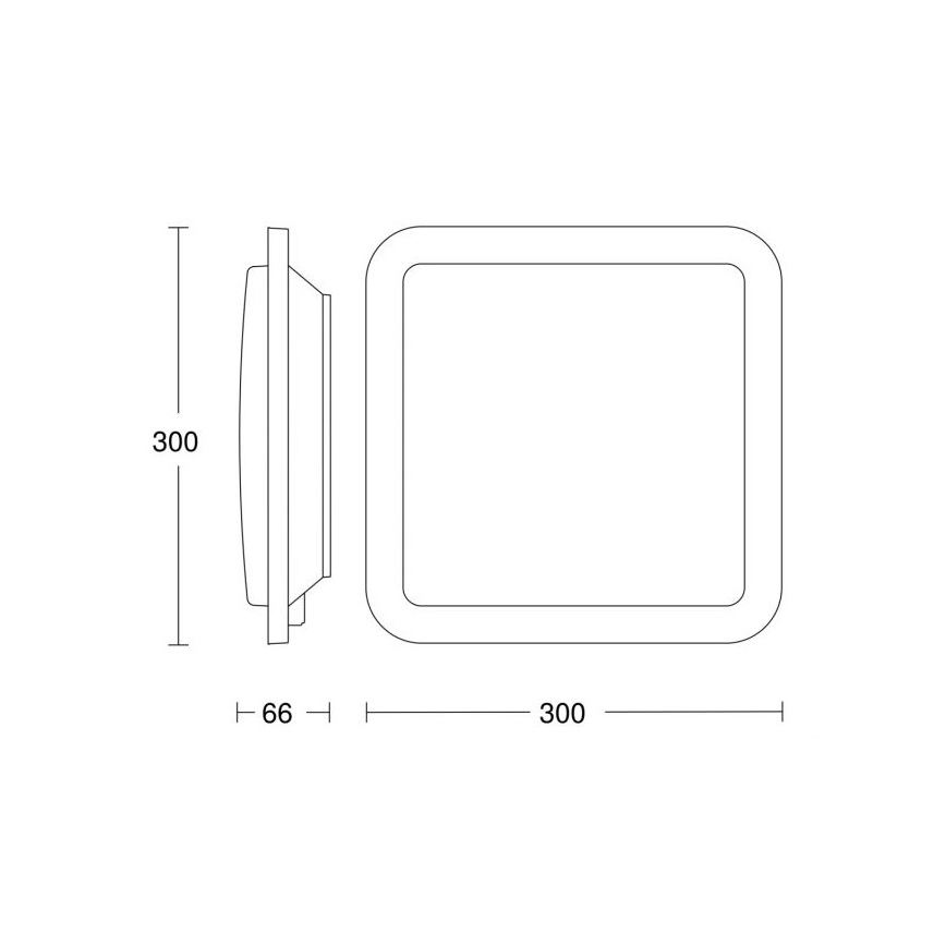 Steinel 052522 - LED Takbelysning med sensor RS LED/9,5W/230V