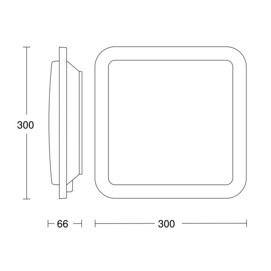 Steinel 052539 - LED Takbelysning med sensor LED/9,5W/230V