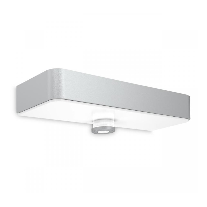 Steinel 052652 - LED Solcellsbelysning med sensor XSolar SOL-O LED/1,5W 2x2000mAh IP44 silver