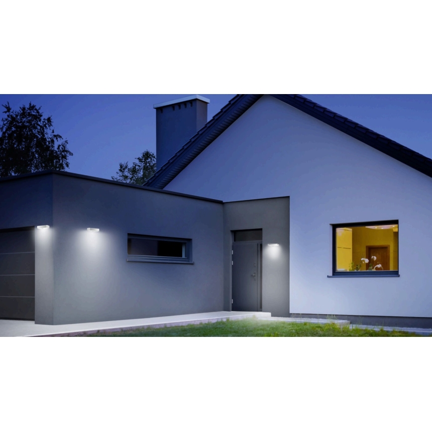 Steinel 052652 - LED Solcellsbelysning med sensor XSolar SOL-O LED/1,5W 2x2000mAh IP44 silver