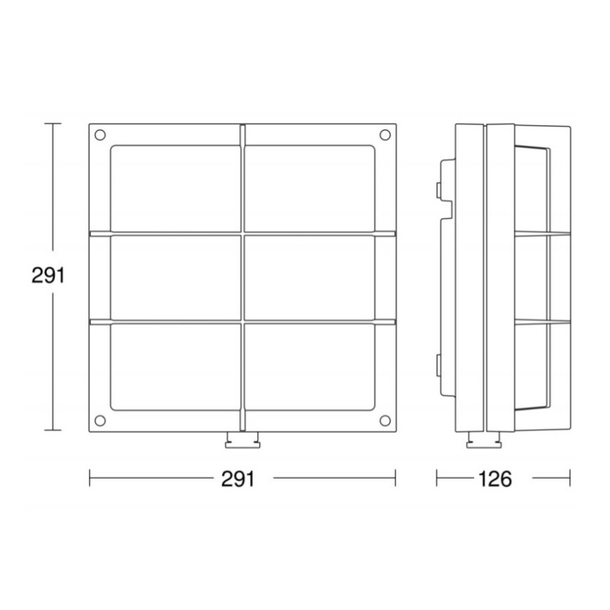 STEINEL 053031 - LED Utomhus vägglampa med sensor L691 LED/9W/230V 3000K IP44
