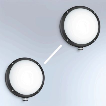 STEINEL 053079 - LED Utomhus vägglampa med sensor L330 LED/9W/230V 3000K IP44
