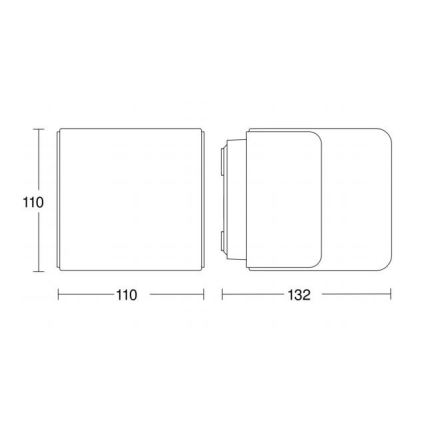 Steinel 055516 – LED Utomhusbelysning med Rörelsedetektor L 835 LED/9.5W/230V IP44
