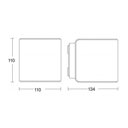 Steinel 055547 - LED Utomhusbelysning med sensor L 840 LED/9,5W/230V IP44