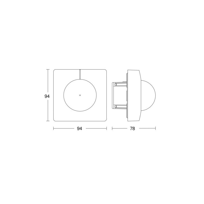 Steinel 055738 - Rörelsesensor IS 3180 DALI-2 APC vit