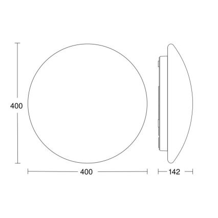 Steinel 056124 - LED taklampa för badrum RS PRO LED P3 LED/19,5W/230V IP54 4000K