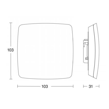 STEINEL 056339 - rörelsesensor TRUE PRESENCE KNX