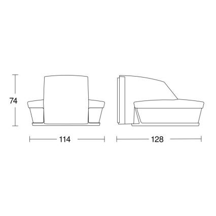 Steinel 056650 - Rörelsesensor SensIQ S IP54 antracit