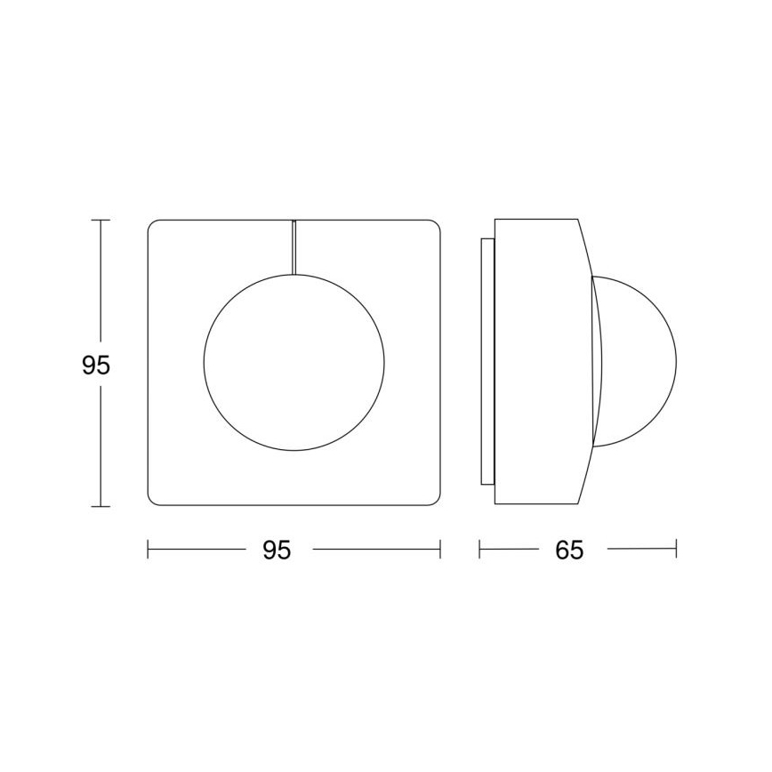 Steinel 057350 - Rörelsesensor IS 3180 DALI-2 IPD IP54 vit
