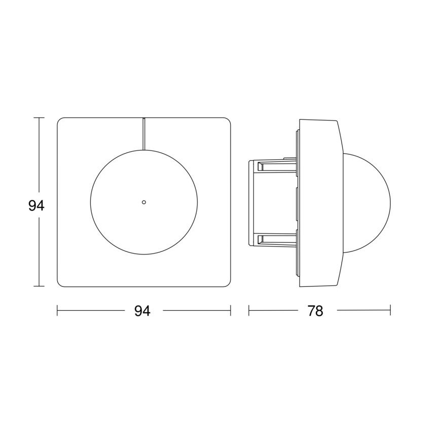Steinel 057367 - Rörelsesensor IS 3180 DALI-2 IPD vit
