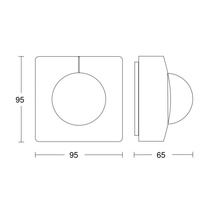 Steinel 057374 – Rörelsesensor IS 3360 MX Highbay DALI-2 IP54 vit