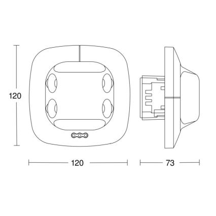 Steinel 057466 - Närvarosensor Dual US DALI-2 vit