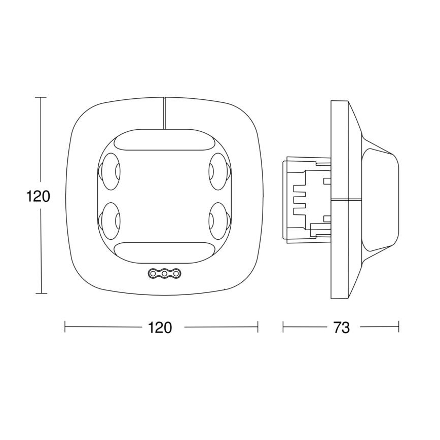 Steinel 057466 - Närvarosensor Dual US DALI-2 vit