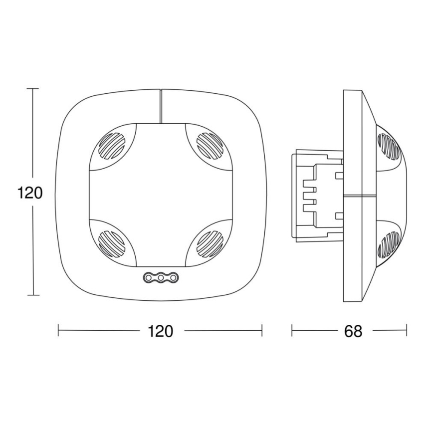 Steinel 057473 - Närvarodetektor DualTech DALI-2 vit