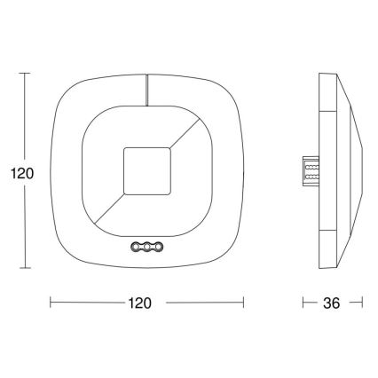 Steinel 057480 - Närvarodetektor HF 360 DALI-2 vit