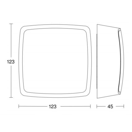 STEINEL 057916 - Utomhus rörelsesensor TRUE PRESENCE COM1 IP54