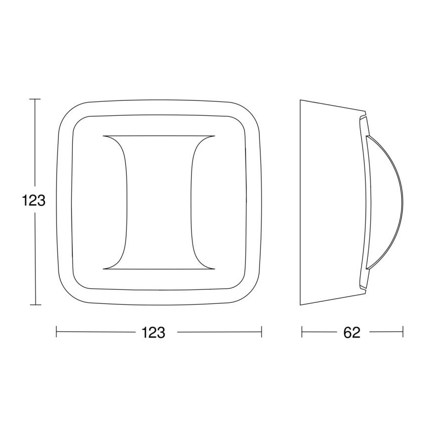Steinel 057978 - Närvarodetektor Hallway COM1 IP54 vit