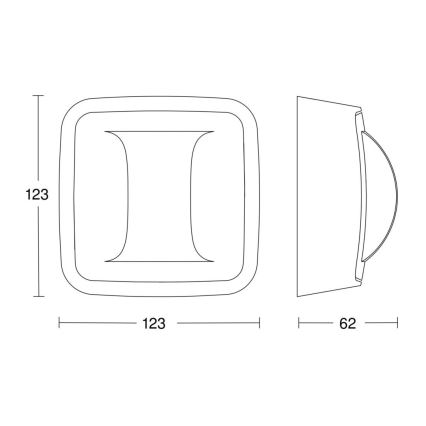 Steinel 058012 - Närvarodetektor Hall DALI-2 APC IP54 vit