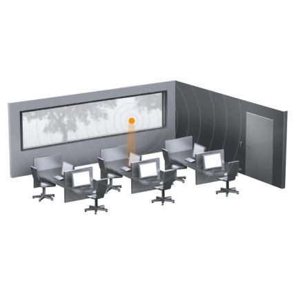 Steinel 058326 - Ljussensor Dual V3 KNX kvadratisk vit