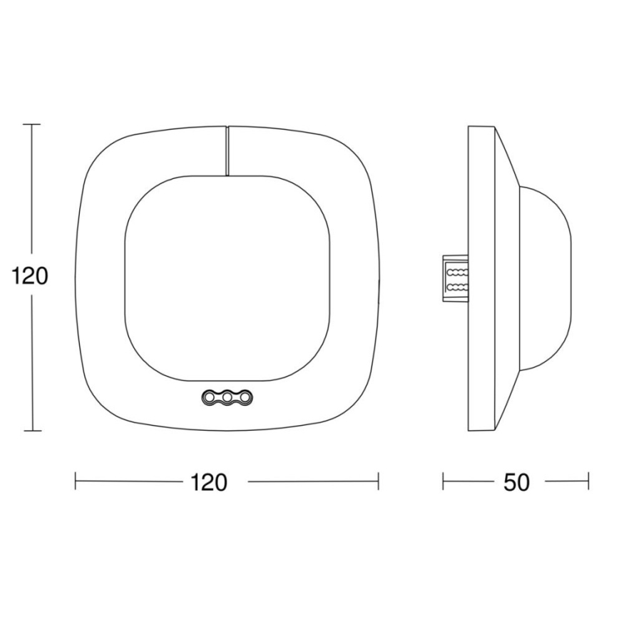 Steinel 058470 - Närvarodetektor IR Quattro HD 24m KNX vit