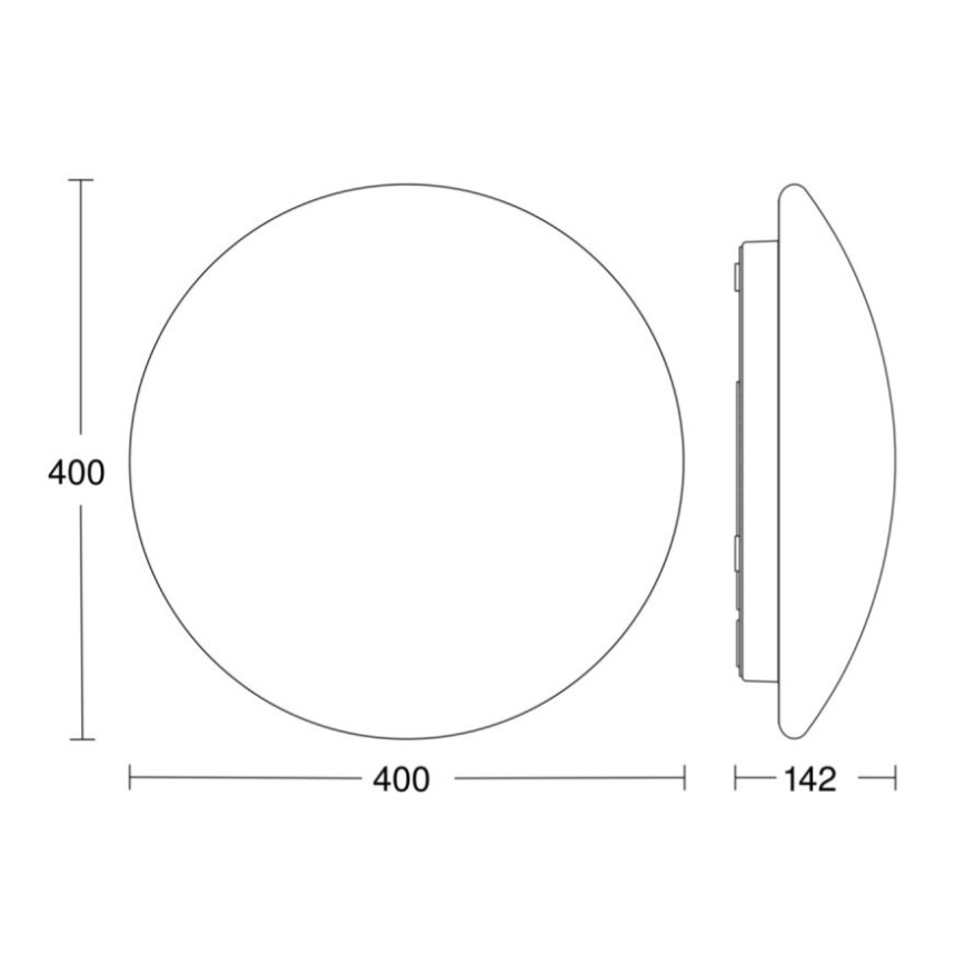 STEINEL 058593 - LED taklampa för badrum med sensor RS PRO LED/20W/230V 4000K IP54