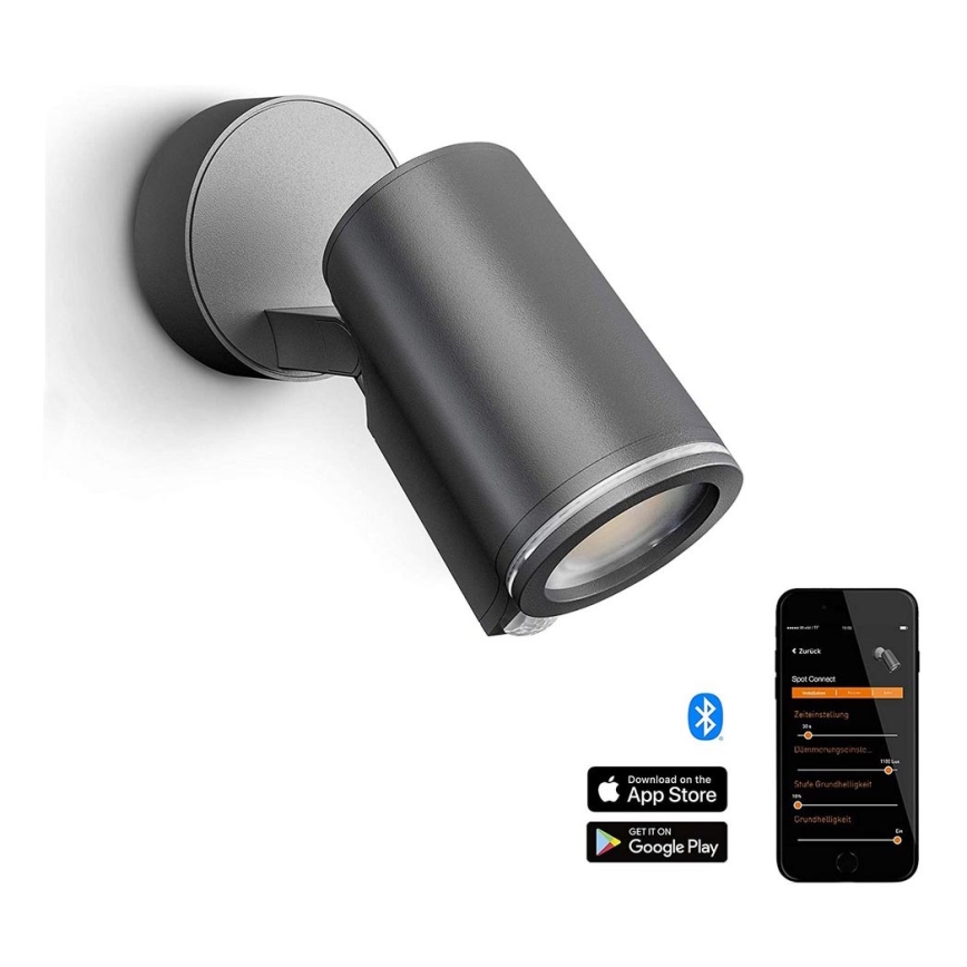 STEINEL 058630 - LED Utomhusbelysning med sensor SPOT ONE 1xGU10/7W/230V IP44
