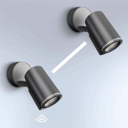 STEINEL 058630 - LED Utomhusbelysning med sensor SPOT ONE 1xGU10/7W/230V IP44