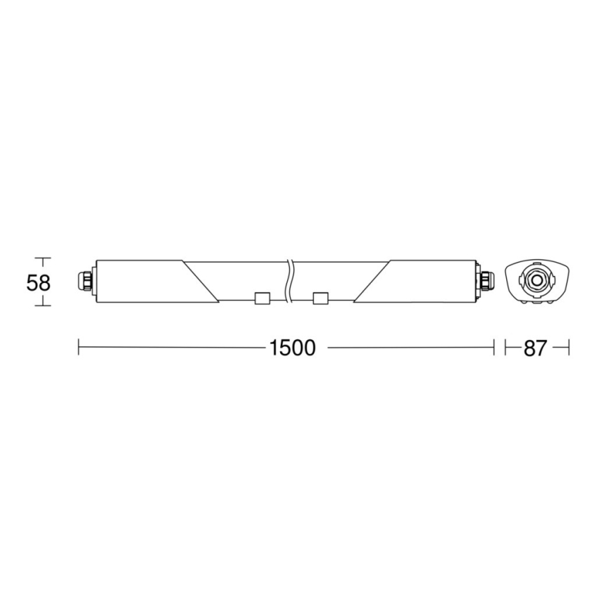 Steinel 058739 - LED tekniskt arbetsljus med sensor RS PRO 5150SC LED/42W/230V IP66 4000K