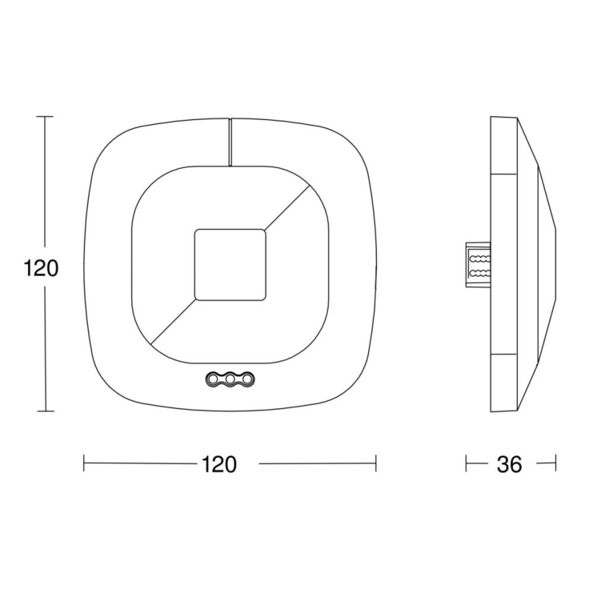 Steinel 059484 - Närvarodetektor HF 360 V3 KNX vit