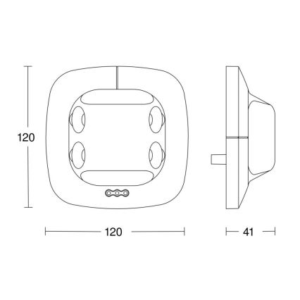Steinel 059491 - Närvarodetektor Dual US KNX vit