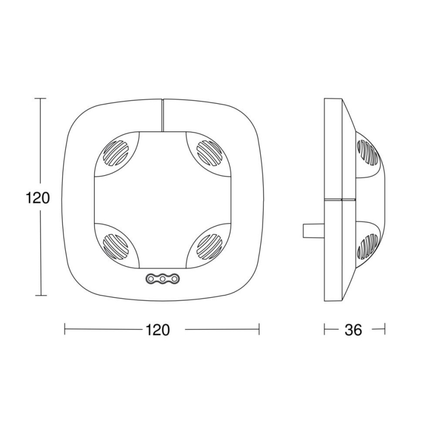 Steinel 059521 - Närvarodetektor DualTech KNX vit