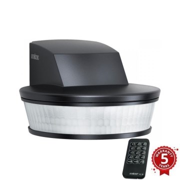 Steinel 059606 - Rörelsesensor SensIQ S IP54 svart + fjärrkontroll